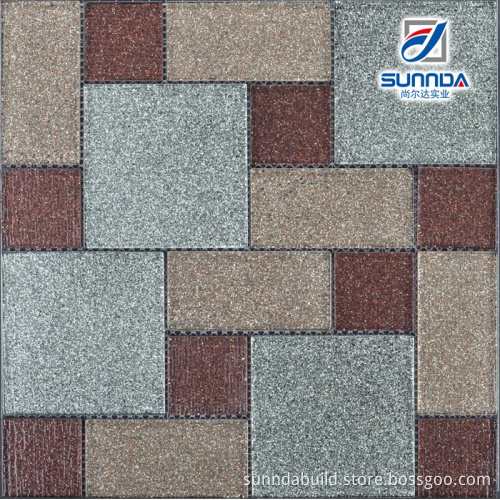 2016 fashion design mosaic tiles,silver foil glitter mosaic tiles,brushed stainless steel mosaic tiles